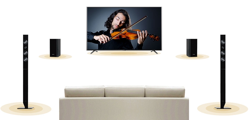 Smart Tivi TCL 50 inch L50C1-UF - Âm thanh du dương Smart Tivi TCL 50 inch L50C1-UF - Âm thanh du dương