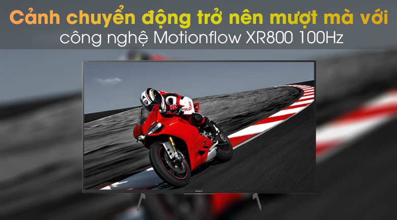 Android Tivi Sony 4K 43 inch KD-43X8500H - Công nghệ Motionflow XR800 100Hz