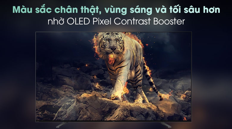 Android Tivi OLED Sony 4K 65 inch KD-65A8H - Công nghệ Pixel Contrast Booster