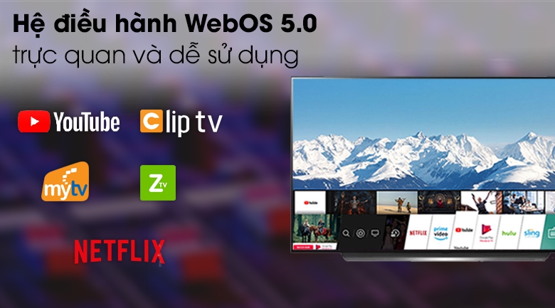 Hệ điều hành WebOS 5.0 - Tivi OLED LG 55CXPTA