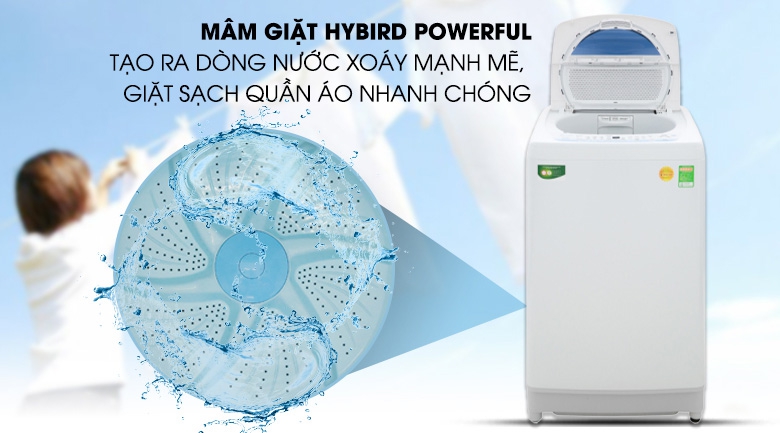 Mâm giặt Hybrid Powerful - Máy giặt Toshiba 10 kg AW-G1100GV WB