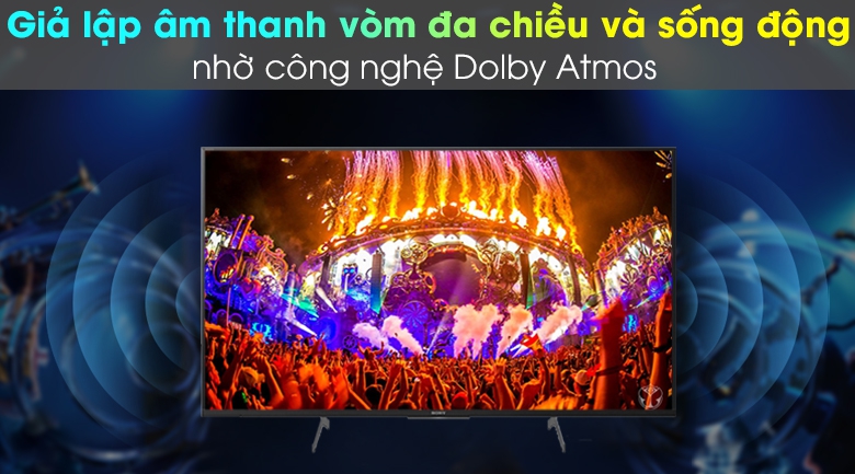 Công nghệ âm thanh Dolby Atmos - Android Tivi Sony 4K 49 inch KD-49X8500H