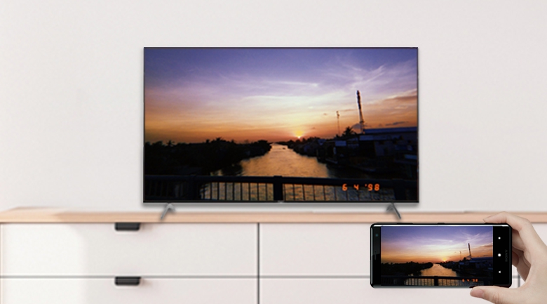 Chromecast và AirPlay 2 - Android Tivi Sony 4K 55 inch KD-55X9000H