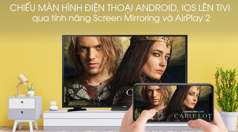 Smart Tivi Samsung 43 inch UA43T6500 - Chiếu màn hình