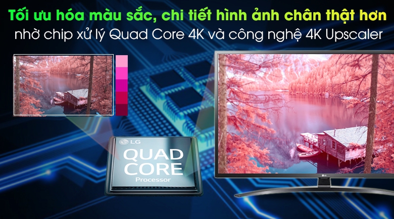 Quad Core 4K - Smart Tivi LG 4K 43 inch 43UN7400PTA